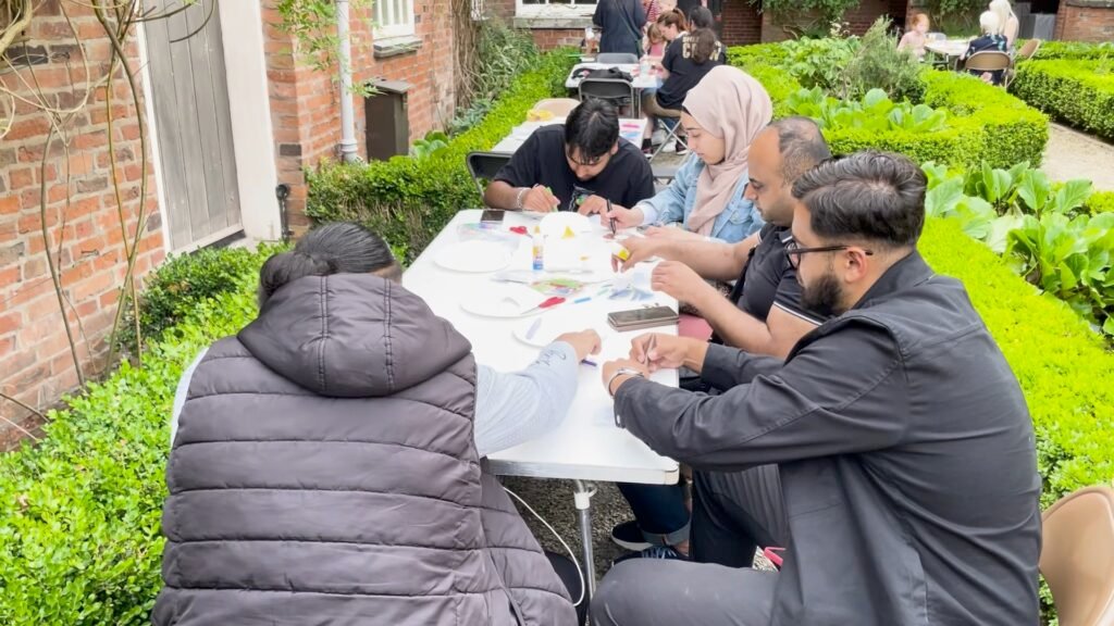 HICAT Mask making workshop exploring external persona versus internal persona